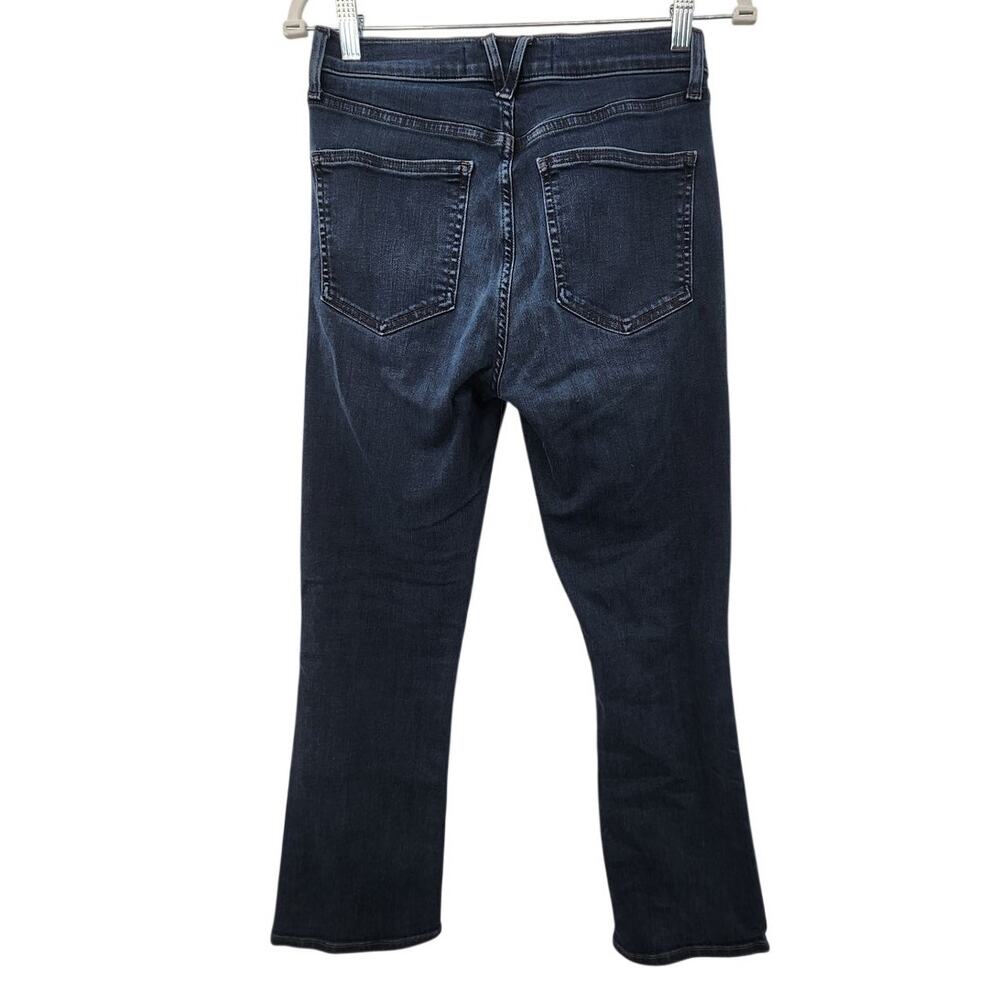Veronic Beard Carly Kick Flare High Rise Jeans Dark Wash Stretch Size 28 - Picture 2 of 15